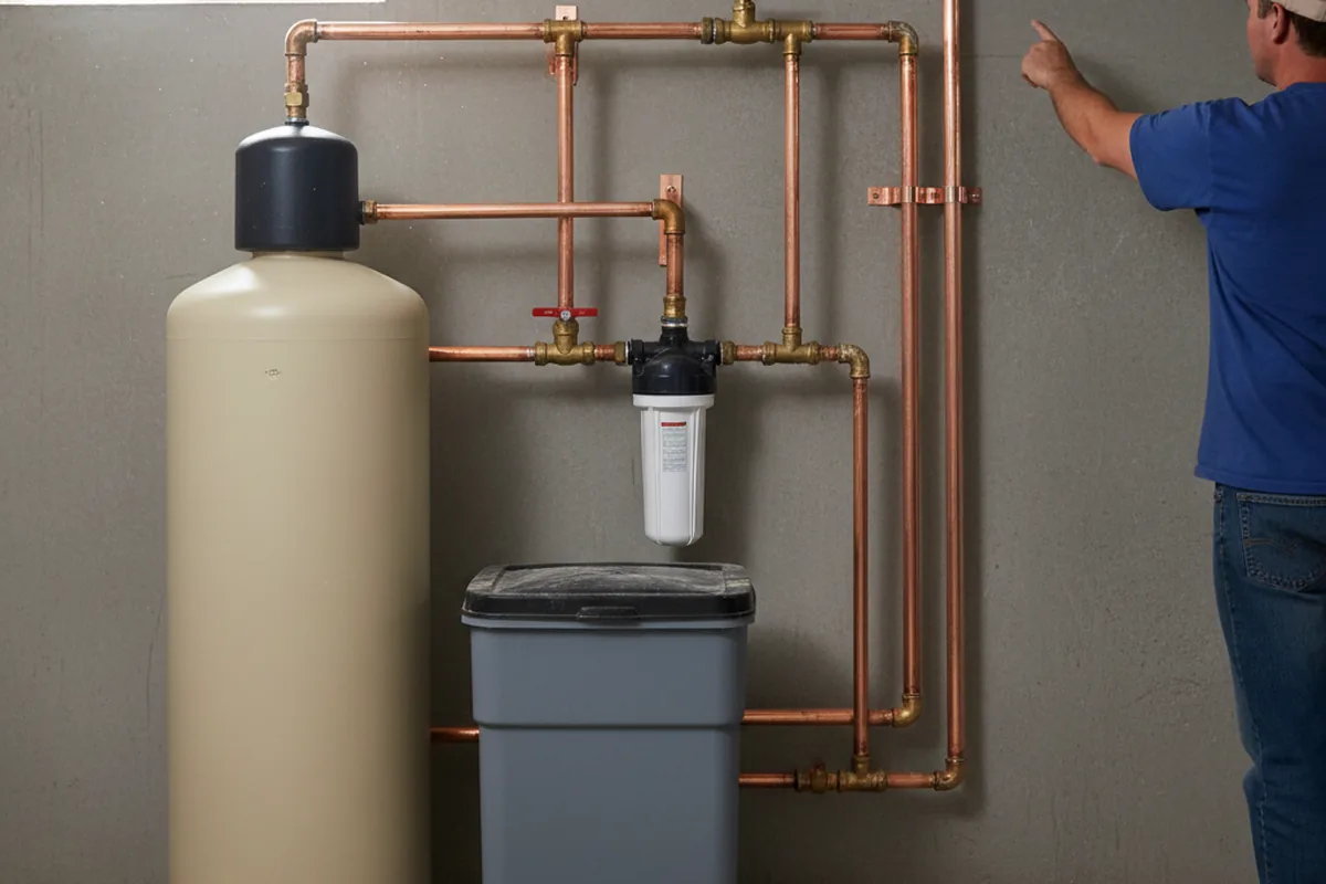 Whole-house water treatment system installed in Saint Marys